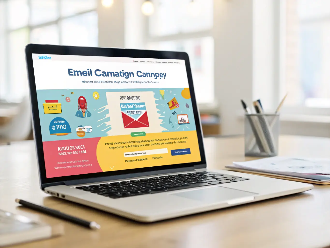 An image of a well-designed email campaign showcasing travel deals and personalized recommendations, illustrating the effectiveness of AI-driven email marketing.